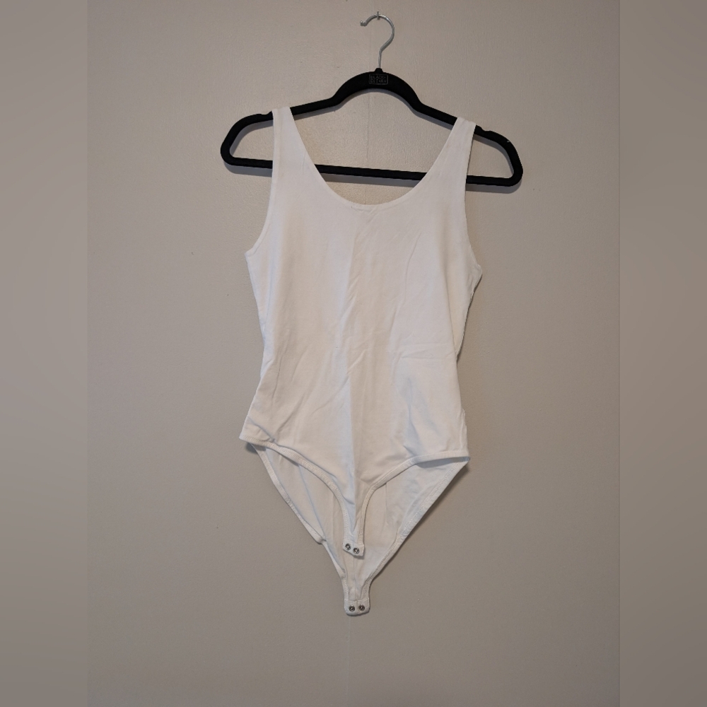 Pact White Organic Cotton Bodysuit